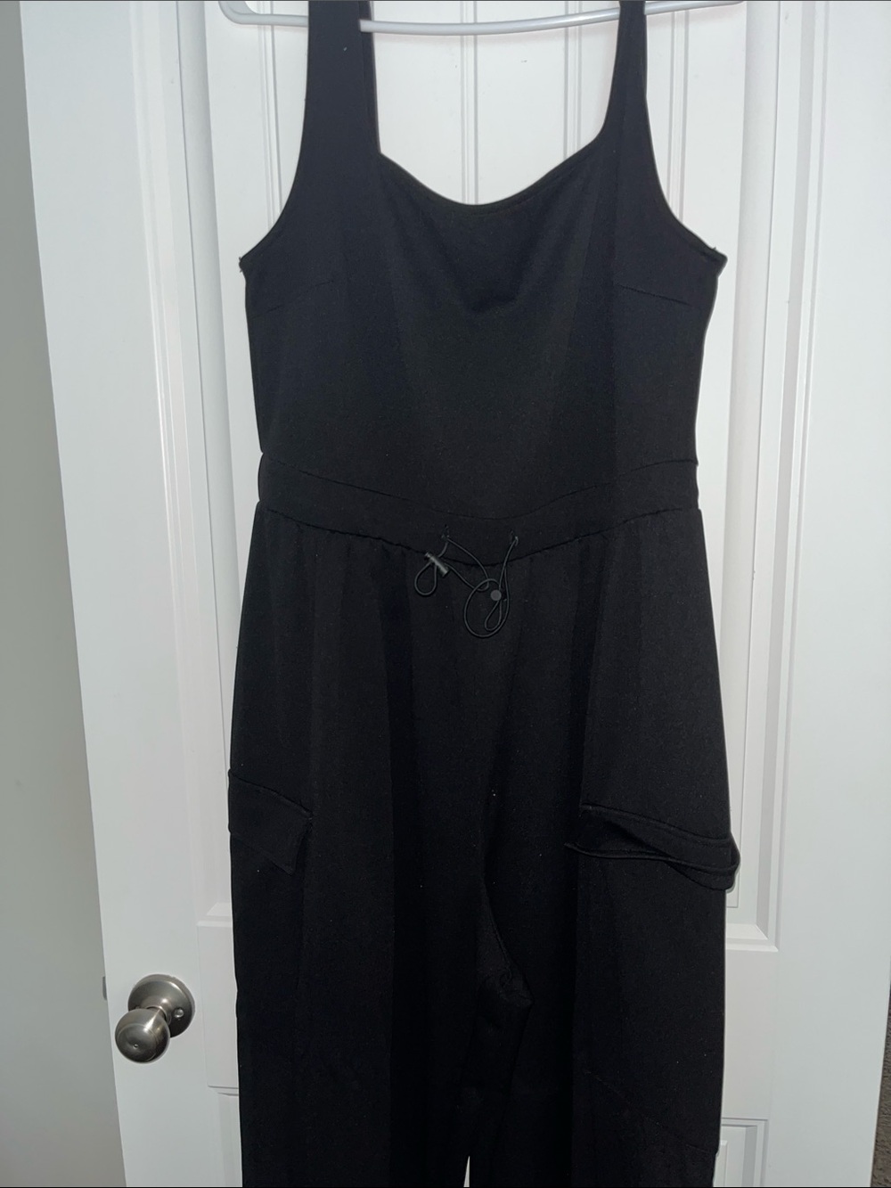Fashion Nova Black Midi Jumpsuit Dress